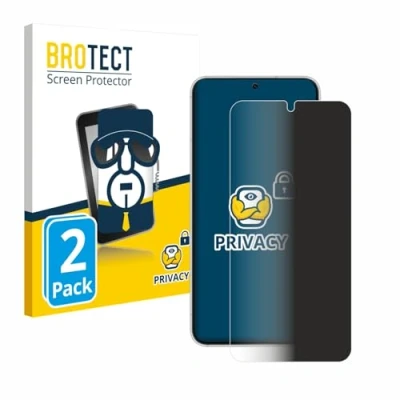 Abbildung von BROTECT (2 Stück Anti Spy Blickschutzfolie für Samsung Galaxy S22 5G Privacy Screen Protector [Displayschutz Folie, Sichtschutz, Blaulichtfilter]
