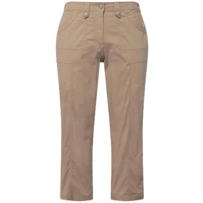 Abbildung von Ulla Popken Damen 7/8 Cargohose PANTS, kitt, W47 / L32