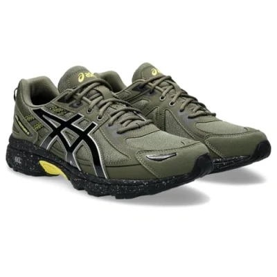 Abbildung von ASICS Herren Gel Venture 6 Sneaker, Mantel GRÜN/SCHWARZ, 38 EU