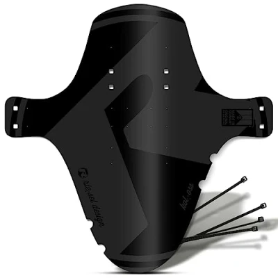 Abbildung von RIESEL DESIGN® 1x Mudguard kol:oss XL MTB Schutzblech inkl. Kabelbinder/Stylischer Schmutzfänger/Mountainbike als Spritzschutz für alle Radgrößen