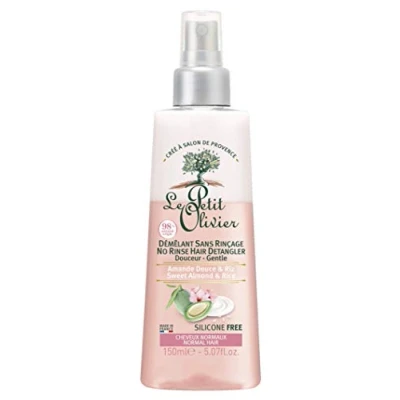 Abbildung von Le Petit Olivier Ausspülfreie Spülung für normales Haar im Spray mit Mandelblüte &amp; Reiscreme (Amande douce Crème de Riz) 150 ml