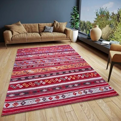 Abbildung von HANSE Home Teppich &quot;Yara&quot;, rechteckig, strapazierfähig, pflegeleicht, robust, Anti Slip