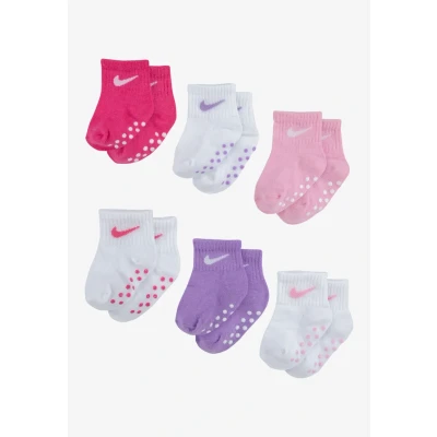 Abbildung von Nike Sportswear POP Color Gripper Infant Toddler Ankle 6 PACK Socken für Kinder, Größe: 80 92, Pink