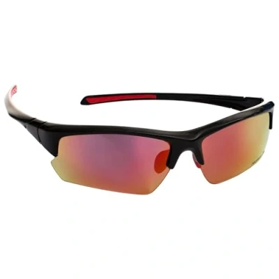 Abbildung von Trespass Falconpro, Black, Sonnenbrille mit UV Schutz &amp; Stofftasche / Kategorie 2 Polarisierte Polykarbonatgläser, Schwarz