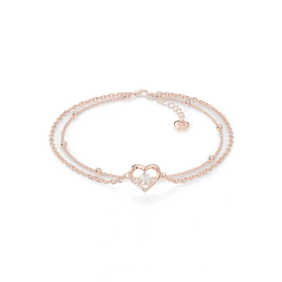 Abbildung von Serasar &quot;HEART&quot; Fußkettchen Rose goldcoloured, Damen, Größe: One Size, gold coloured