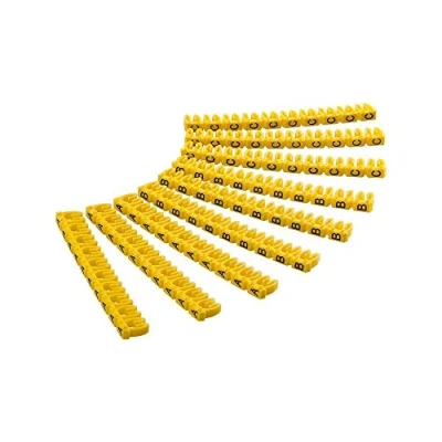 Abbildung von Goobay 72516, Gelb, PVC, 90 Stück(e), Schwarz, 2,8 4,6 mm