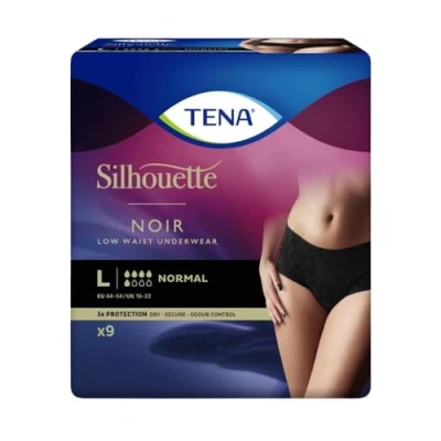 Abbildung von TENA Silhouette Normal Noir L Inkontinenz Pants 6X9 St