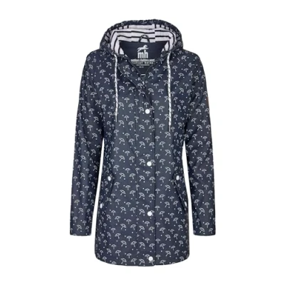 Abbildung von Michael Heinen Regenjacke / wasserabweisende Jacke navyweiss für Kinder, Größe: 38, Navy weiss