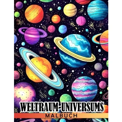 Abbildung von Malbuch des Weltraum Universums: Fantastische Malvorlagen mit unglaublichen Illustrationen zum Entspannen und Abschalten für Kinder Jugendliche