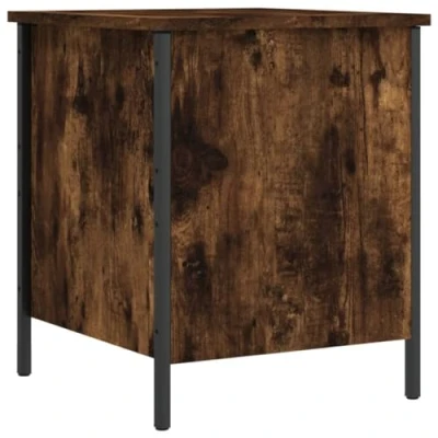 Abbildung von vidaXL Sitzbank mit Stauraum Räuchereiche 40x42,5x50 cm Holzwerkstoff