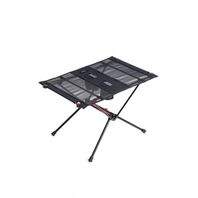 Abbildung von Naturehike Klapptisch Ultraleicht Klein Campingtisch Klappbar Camping Tisch Tragbar zum Wandern Garten (Schwarz)