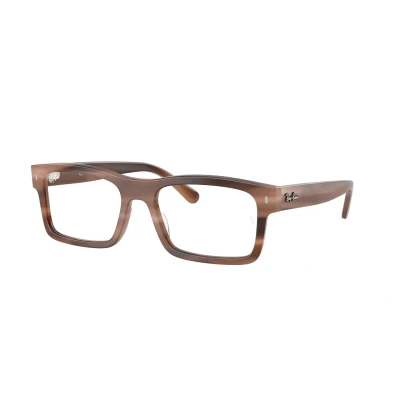 Abbildung von Ray Ban Unisex RX5435 8403 Rahmen von BRILLEN Acetat Schildkröte Transparent Quadratisch Normal