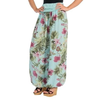 Abbildung von malito more than fashion Haremshose 8939 Aladinhose mit floralem Muster Einheitsgröße