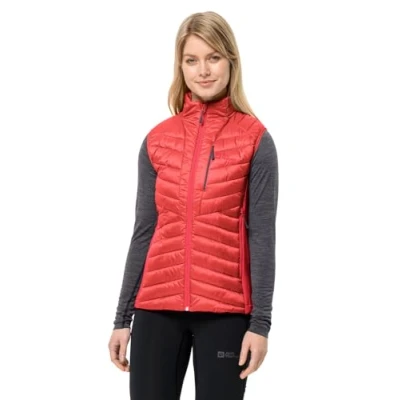 Abbildung von Jack Wolfskin Routeburn PRO Weste, Damen, Größe: XS, Vibrant red