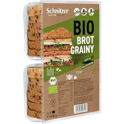 Abbildung von Schnitzer Bio Glutenfreiheit Brot Grainy, 4 x 430g