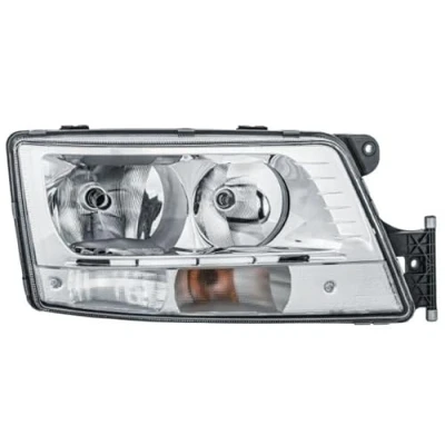 Abbildung von HELLA 1EH 354 987 141 Scheinwerfer rechts H7/H7, PY21W, LED Halogen, 24V für Rechtsverkehr MAN: TGS, TGX