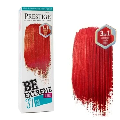 Abbildung von Vip&#039;s Prestige Be Extreme Semipermanenter Haartonisierer 37 Feuerlavas Reines Pigment Verleiht gefärbten oder grauen Haaren Farbe Temporäres Ergebnis Ammoniakfrei, Parabenfrei, PPD frei