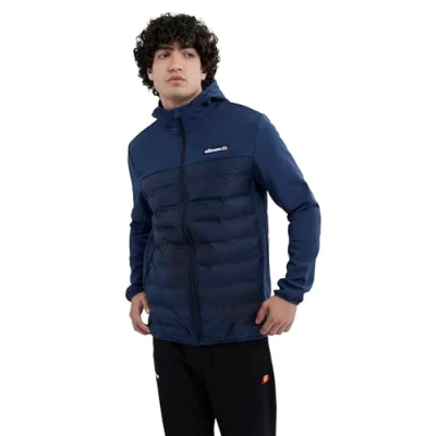Abbildung von ellesse Herren Cassiano Zip Jacket Jacke, Navy, XL