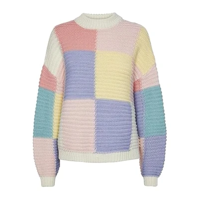 Abbildung von Pieces Pcjamie Strickpullover, Damen, Größe: Large, Cloud dancer