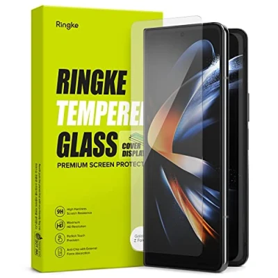 Abbildung von Ringke Cover Display Glass Kompatibel mit Samsung Galaxy Z Fold 4 (2022) Displayschutz für Frontdisplay Front Screen Protection