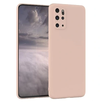 Abbildung von EAZY Case Silikonhülle für Samsung Galaxy S20 Plus / 5G Hülle Silikon Rosa weich stoßfeste Handyhülle S20+ Schutzhülle mit Kameraschutz Dünn Premium Schutz Cover Bumper Altrosa Pastell