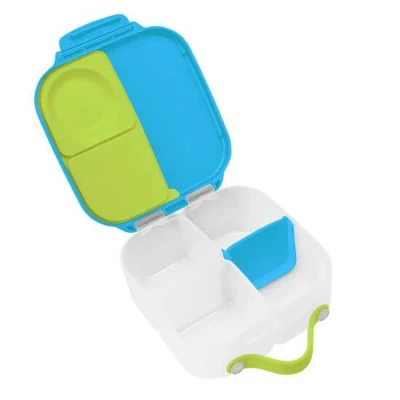 Abbildung von b.box Mini Brotdose für Kinder mit Fächern Bento Box, 3 Fächer (2 Auslaufsicher) Lunchbox Gerichte &amp; Snacks Platz Ganzes Obst BPA frei