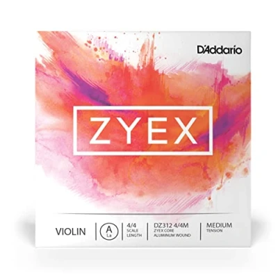 Abbildung von D&#039;Addario DZ312 4/4M Zyex Violinen Einzelsaite &#039;A&#039; Aluminium 4/4 Medium