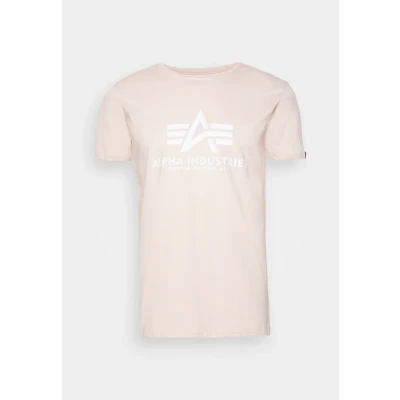 Abbildung von Alpha Industries T CAMO Tshirt print, Herren, Größe: Small, Pale peach