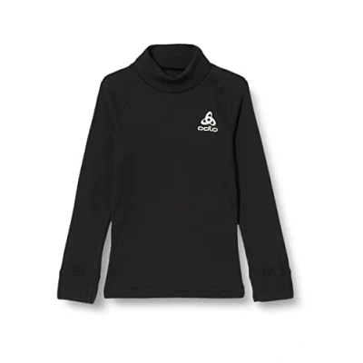 Abbildung von Odlo Kinder Funktionsunterwäsche Langarm Shirt mit Stehkragen ACTIVE X WARM ECO, black, 104