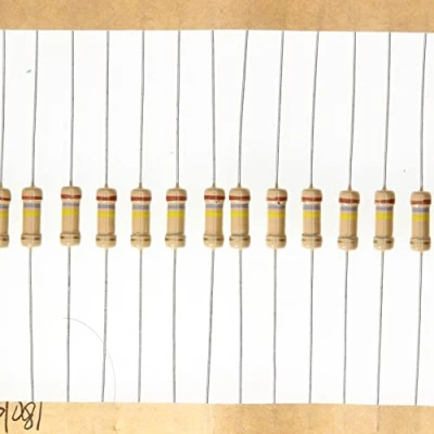 Abbildung von HUABAN 100 Stücke 0.5 Watts 1/2W 180K Ohm 5% Kohleschichtwiderstand