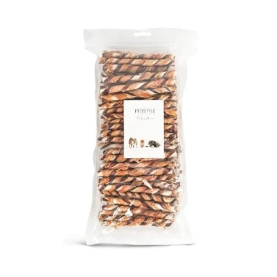 Abbildung von Petstyle Living Kaustange mit Huhn &amp; Rind Hundesnack 100 Stück