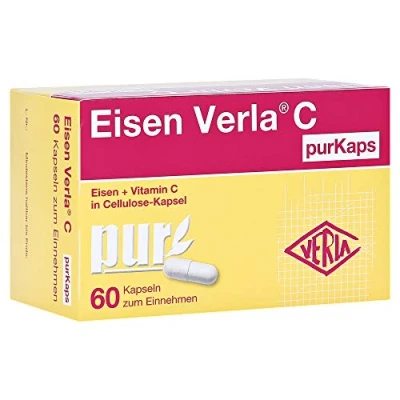 Abbildung von Eisen Verla C purKaps 60 St