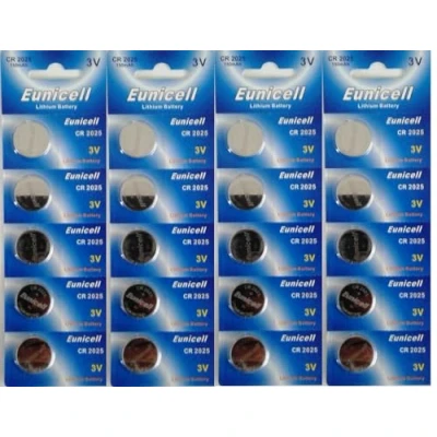 Abbildung von Eunicell Cr2025 5003Lc Lithium Knopfzellenbatterien, 3 V, 20 Stück