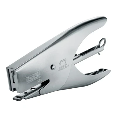 Abbildung von Rapid 10538702 Heftzange S51, Metall, 12 Blatt, nickel
