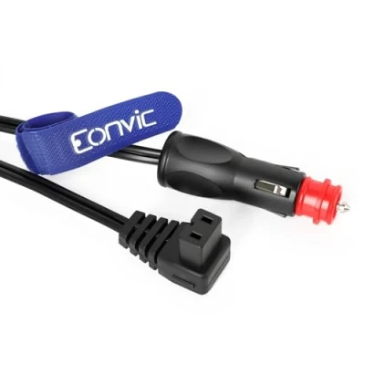 Abbildung von Eonvic 12V Auto Kühlschrank Netzteil Kabel Zigarettenanzünder Stecker Verlängerungskabel für Kühlbox Dometic, Alpicool, Waeco CF, ARB, Setpower, ICECO, Mobicool FR40 (3M)