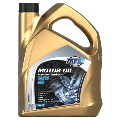Abbildung von Mpm Premium Synthetic BMW / MB 5W 30 5l Motoröl 05005BM VOLKSWAGEN: Golf 4 Schrägheck, 5 Polo IV BMW: Touring