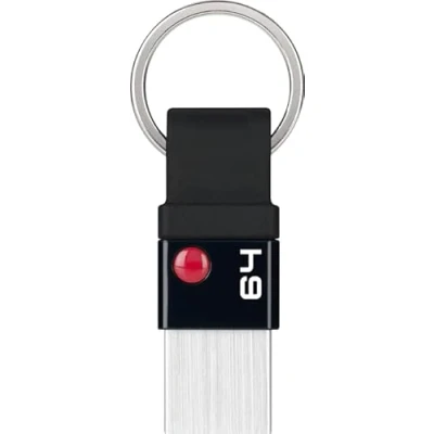 Abbildung von Emtec T100 64GB USB Stick 3.2 Nano Ring mit Schlüsselring, ultradünn