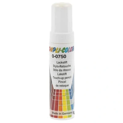 Abbildung von DUPLI COLOR 598418 Fahrzeug Kombinationslack Stift RAL ACRYL 9010 reinweiss matt 12 ml kfzteile, kfzteile24, bandel online, bandel, atp