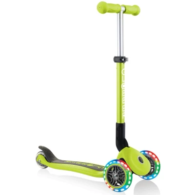 Abbildung von Globber Dreiradscooter &quot;JUNIOR FOLDABLE LIGHTS, mit Leuchtrollen&quot;