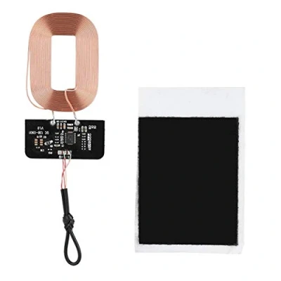 Abbildung von Cuifati Qi Wireless Platine, 5V 1A DIY Standard Ladegerät Empfangsmodul Spulenempfängermodul Sendermodul Ladeteile