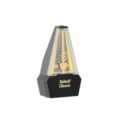 Abbildung von Wittner Metronom 829561 Kunststoffgehäuse ohne Glocke Taktell Classic vergoldet