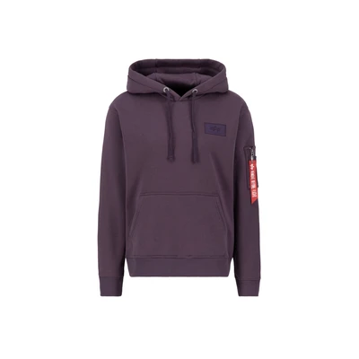 Abbildung von Alpha Industries BACK Print Hoody Rainbow Sweatshirt, Herren, Größe: XL, Plum