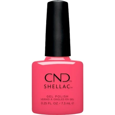 Abbildung von CND Shellac Magenta Sky semi transparent für Jelly Effect Nr.469 pink rot Original UV Lack Nageldesign Gleam &amp; Glow collection