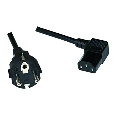Abbildung von LogiLink CP118 Netzkabel Schuko Stecker auf C13 Buchse 3m schwarz