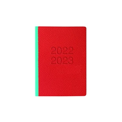 Abbildung von Letts Schülerkalender, A6, 22,23 x cm, mit Terminen, Rot/Blau