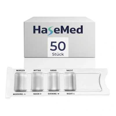 Abbildung von Hasemed Medikamentendispenser 4 Fächer, für 1 Tag 50 St
