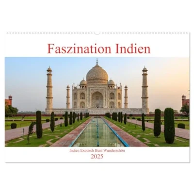 Abbildung von Faszination Indien (Wandkalender 2025 DIN A2 quer), CALVENDO Monatskalender
