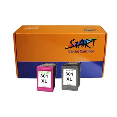Abbildung von Start 2 Ersatz Tintenpatronen kompatibel zu HP 301XL HP301XL Schwarz / Farbe für DeskJet Serien