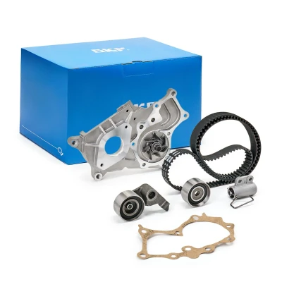 Abbildung von SKF VKMC 91903 Wasserpumpe + Zahnriemensatz mit Dichtungen Spanndämpfer, Spannrolle, Stehbolzen 178 TOYOTA: RAV4 II SUV, Avensis Verso
