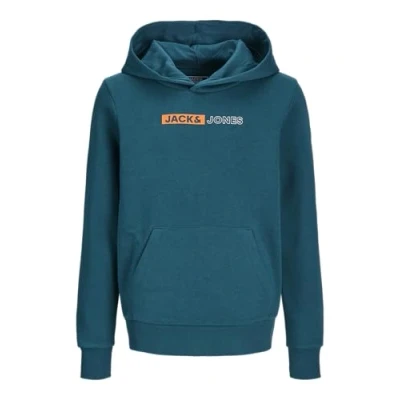Abbildung von Jack &amp; Jones Jungen Jjeplayer Sweat Hood Noos Jnr Kapuzenpullover, Deep Teal, 164 EU